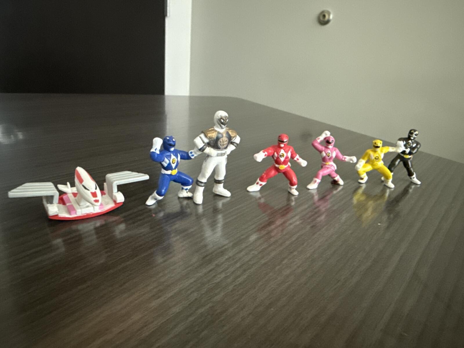 Vintage 1994 Bandai Power Rangers PVC Micro Mini Figure Lot Of 7