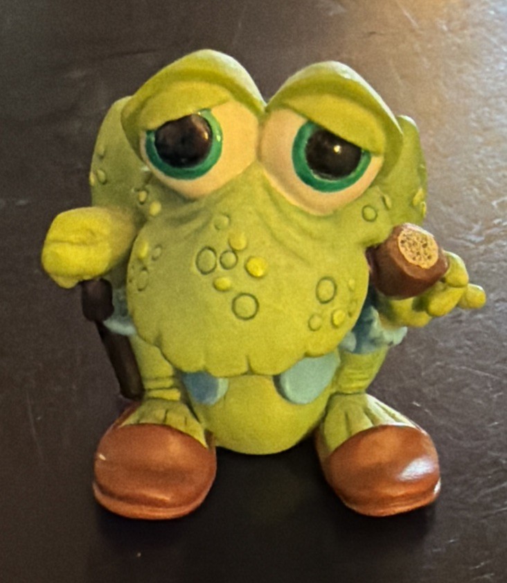 Sprogz 1994 Holland Studio Craft Golden Pond Male Grandpa Frog SG214