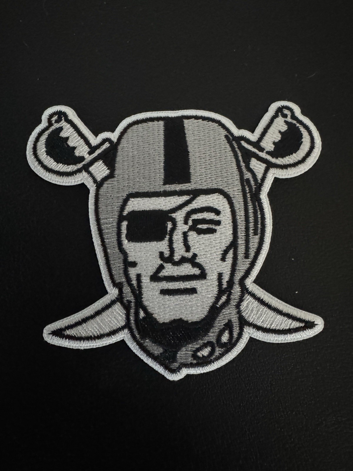 Retro Vintage Oakland LA Las Vegas Raiders Classic Logo Patch NEW-OLD STOCK 🏈