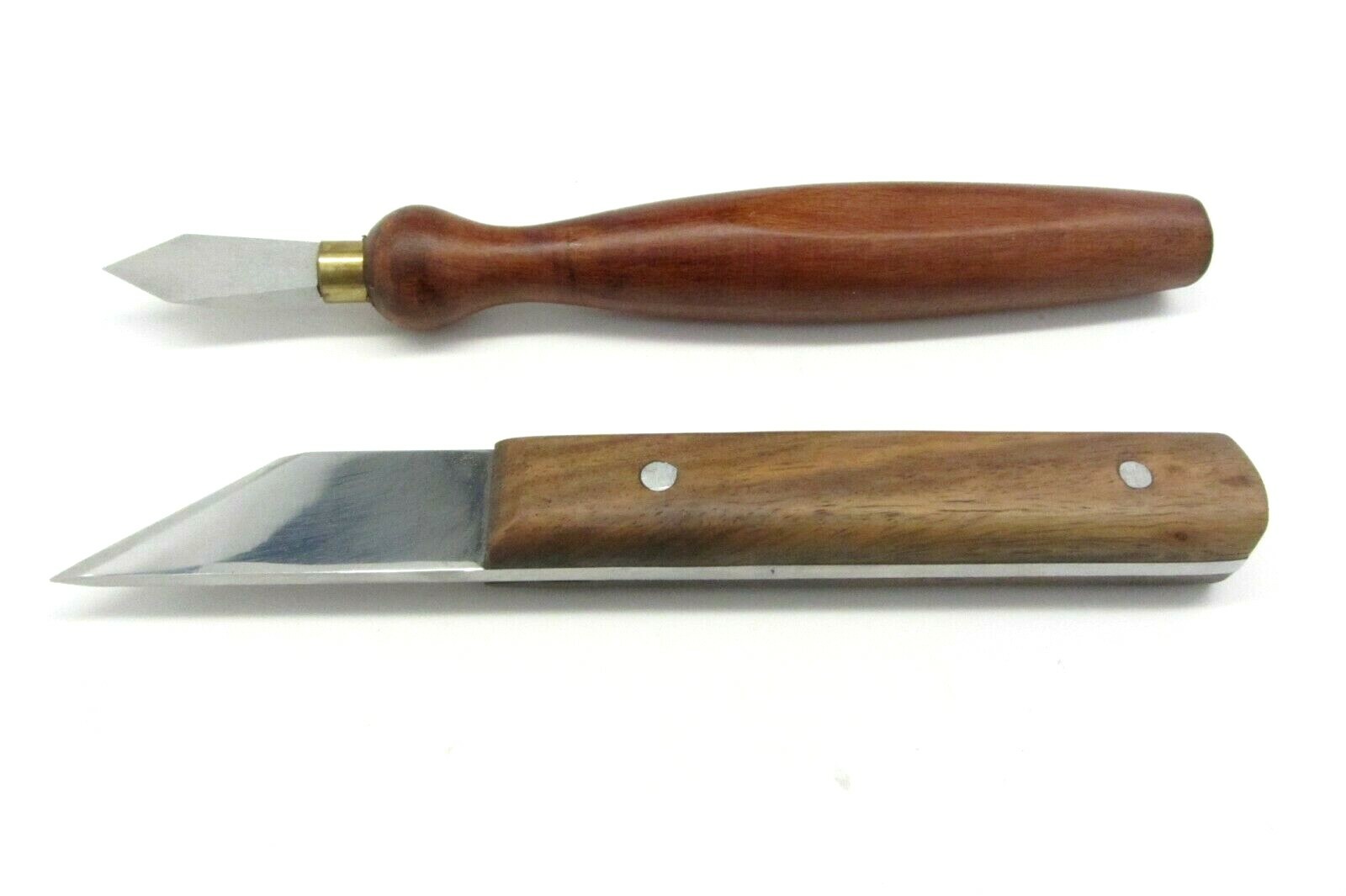 2pc Ramelson Woodworking Woodcarving Marking Carpenters Striking Knives