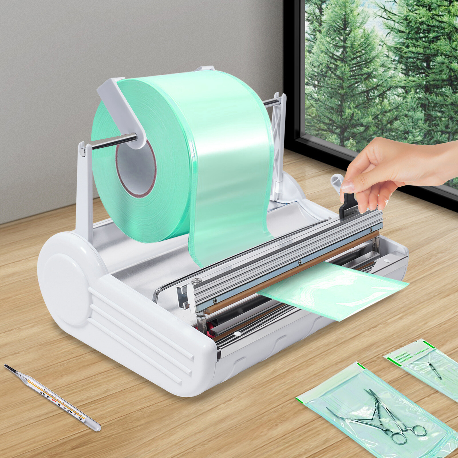 Sterilization Sealing Machine for Dental & Medical Use - 110V Automatic Sealer