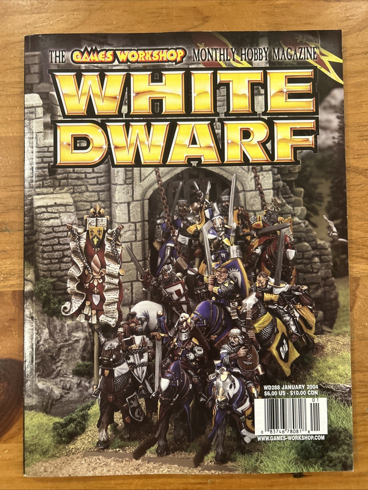 Games Workshop Warhammer White Dwarf Magazine #288 Jan 2004 Bretonnian Campaign