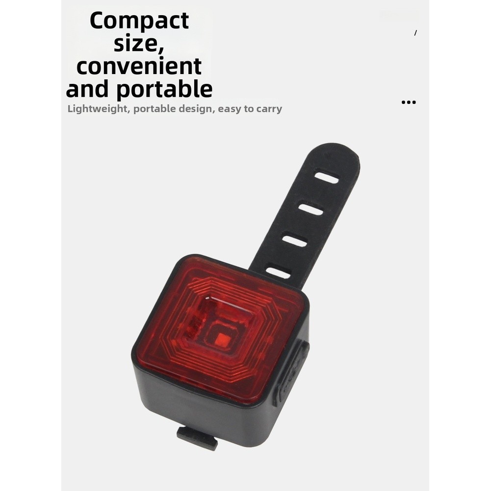 USB Bike Light Set Enhanced Visibility System Automatic Braking Sensor
