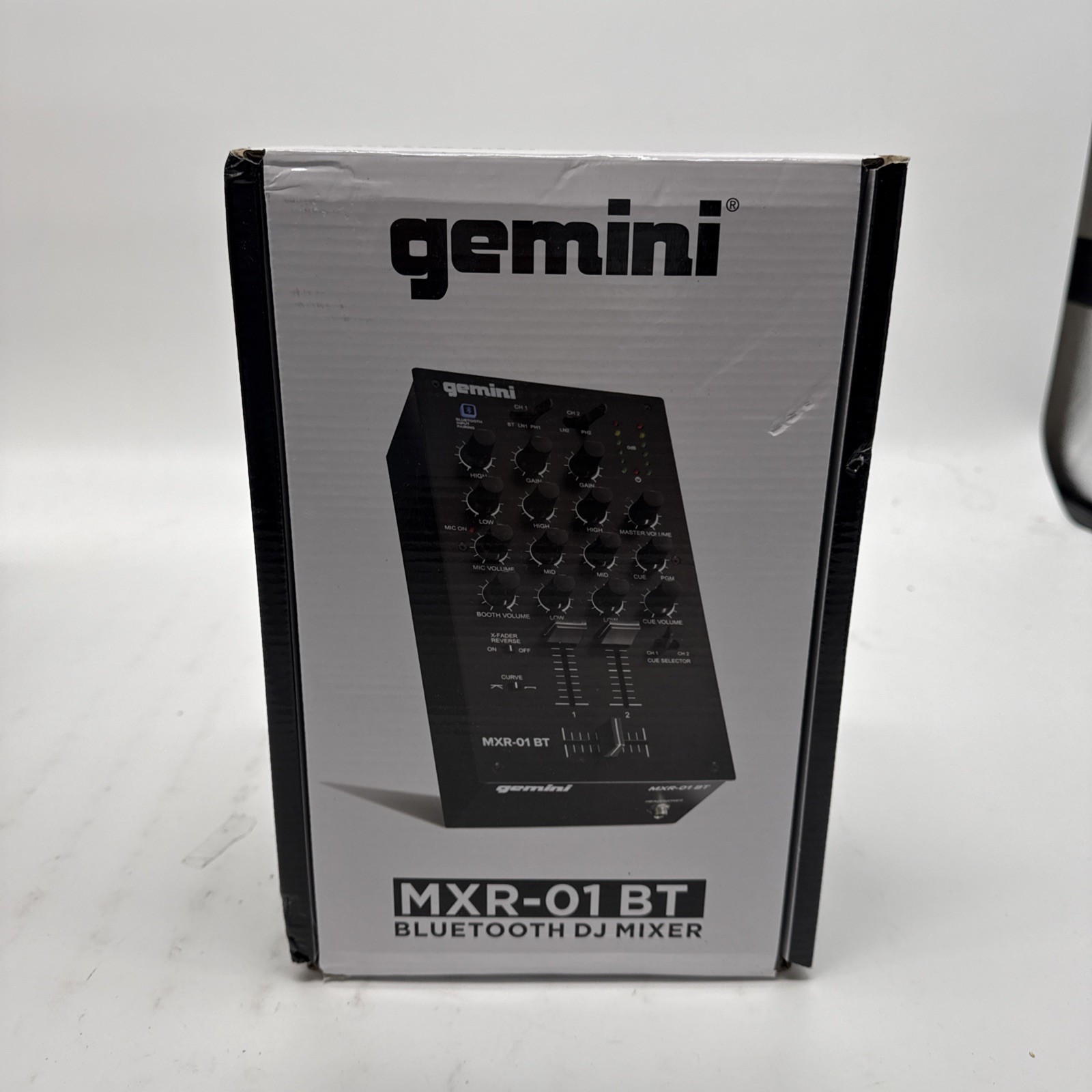Gemini MXR-01BT 2 Channel Professional DJ Mixer With Bluetooth Input