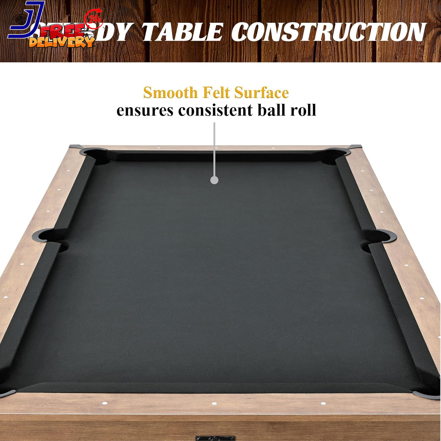 Urban Collection Multiple Styles Pool Table Preassembled Playfields Perfect for