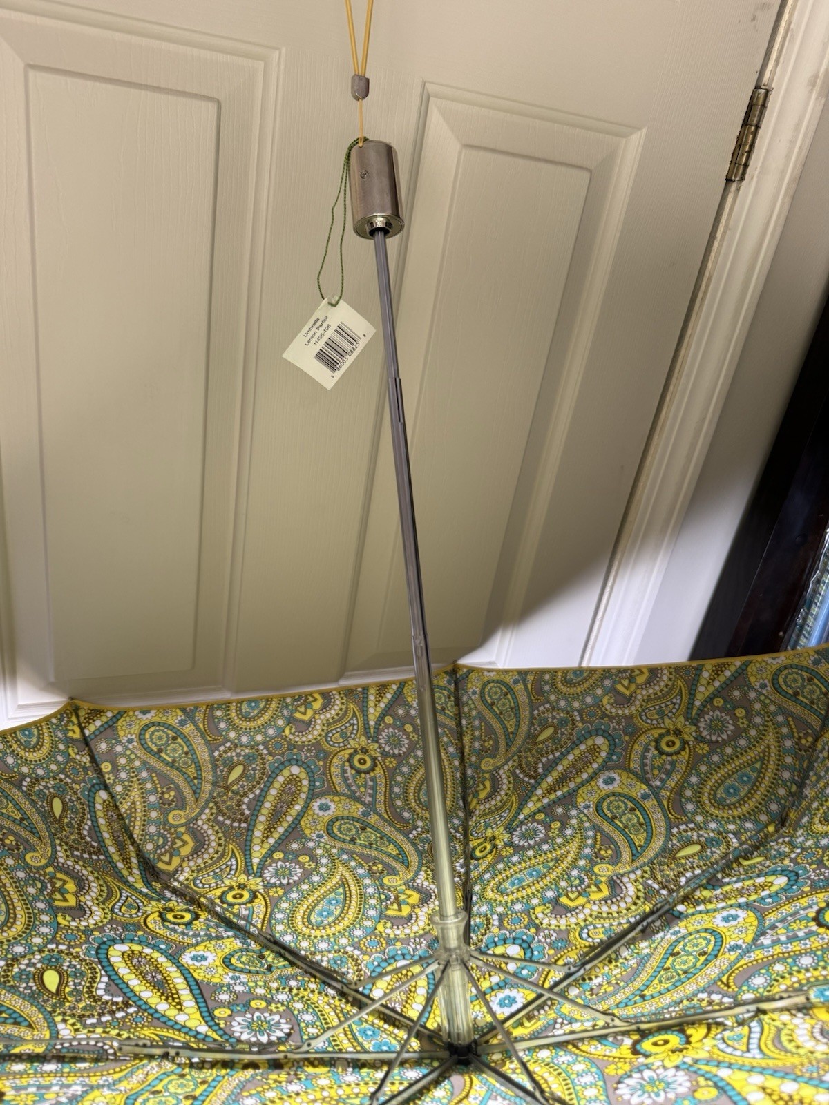 Vera Bradley Lemon Parfait Automatic Umbrella NWT RETIRED Rare 💛