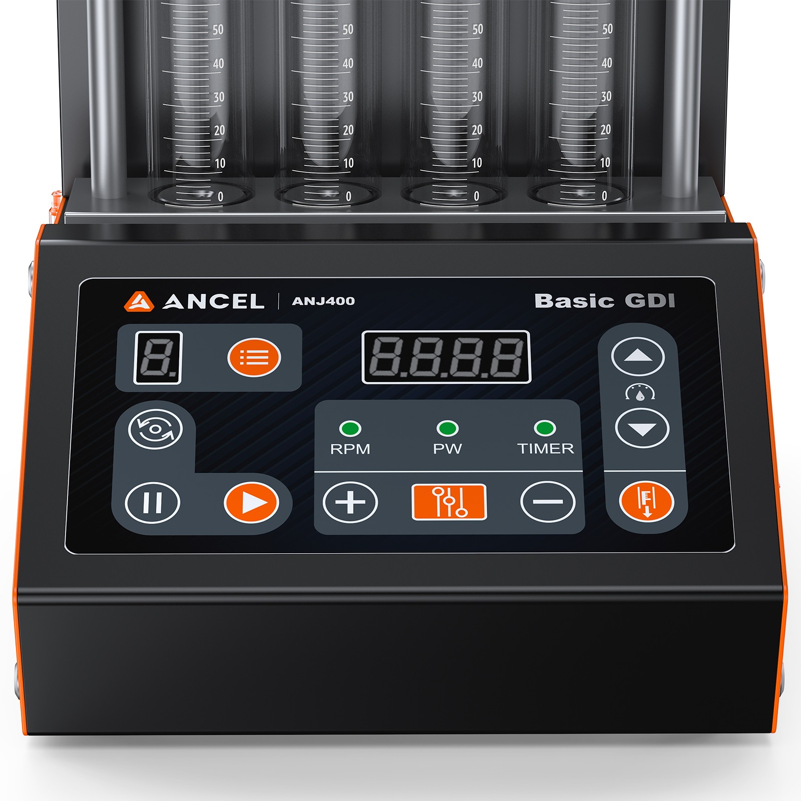 ANCEL ANJ400 Fuel Injector Cleaner Tester Low-resistance Injector Test Function