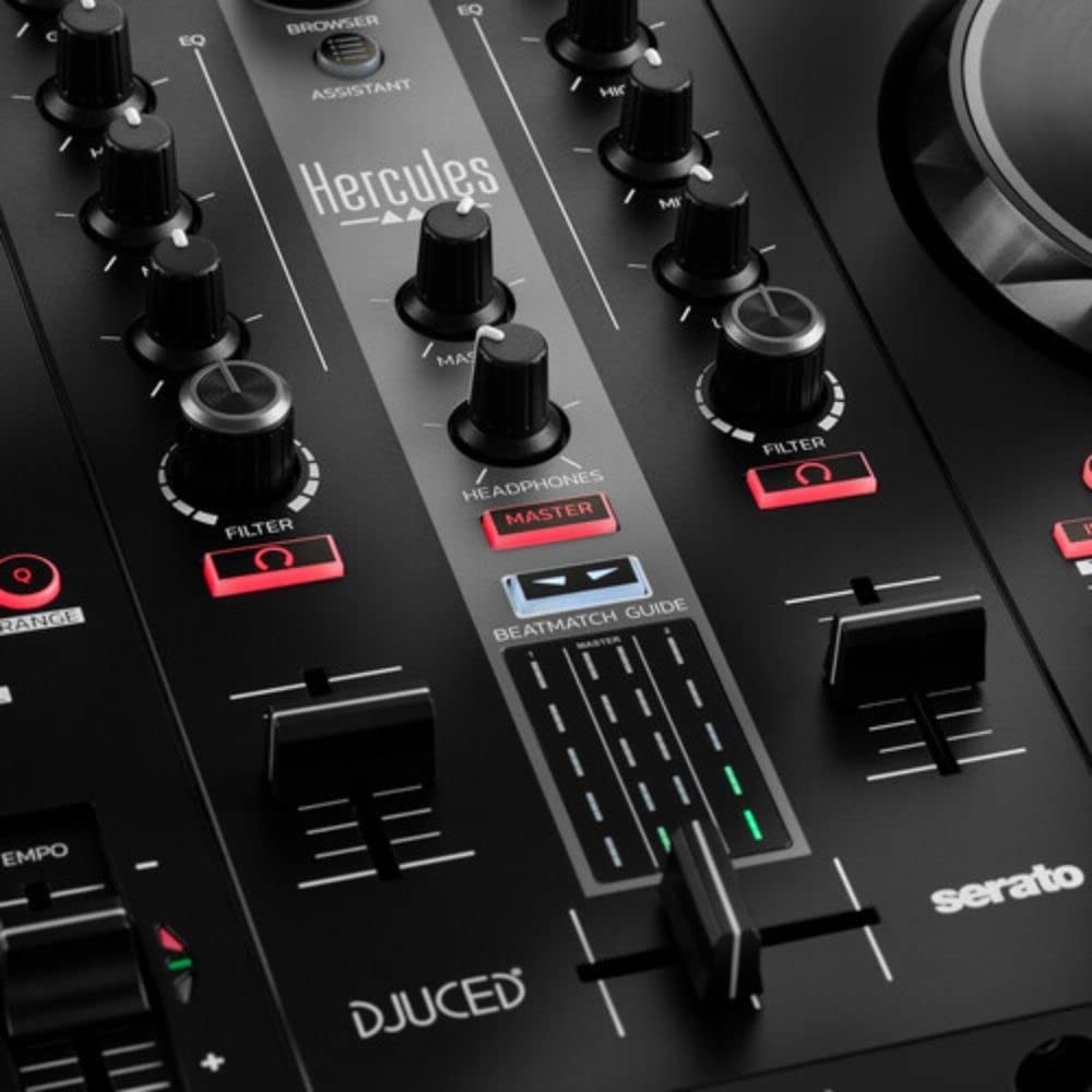 Hercules DJ Control Inpulse 300 MK2 2-Deck USB DJ Controller Bundle.