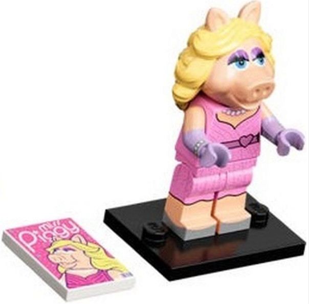 LEGO CMF The Muppets coltm-6 Miss Piggy Complete Good Condition