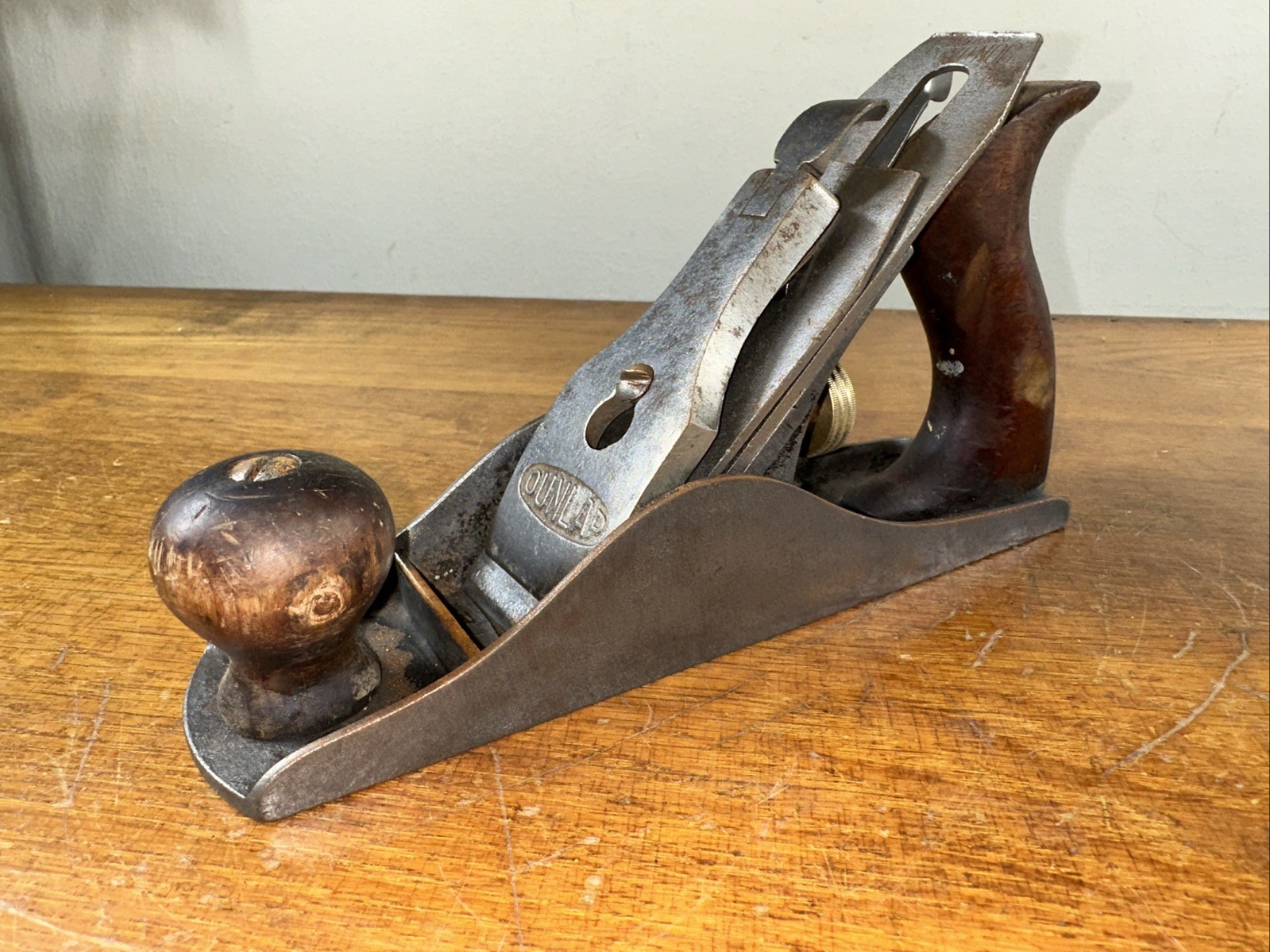 Vintage Dunlap Wood Corrugated Plane, 9" Length x 2 1/8" Wide