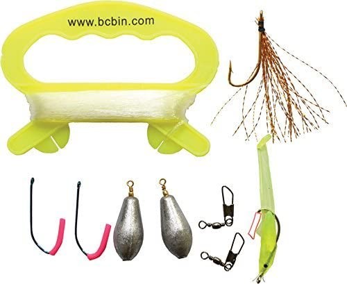 Liferaft Fishing Kit 3 Pack Lightweight, Compact Lures Includes Instructions, 2