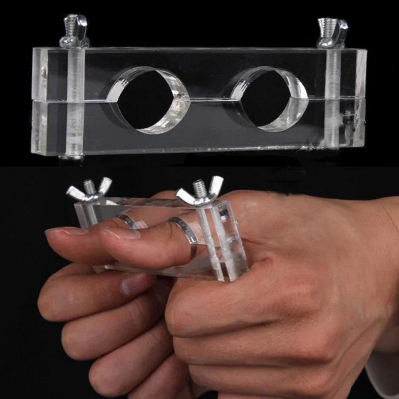 Transparent Thumb Lock Magic Tricks Finger Escape From Locked Street Gimmick USA
