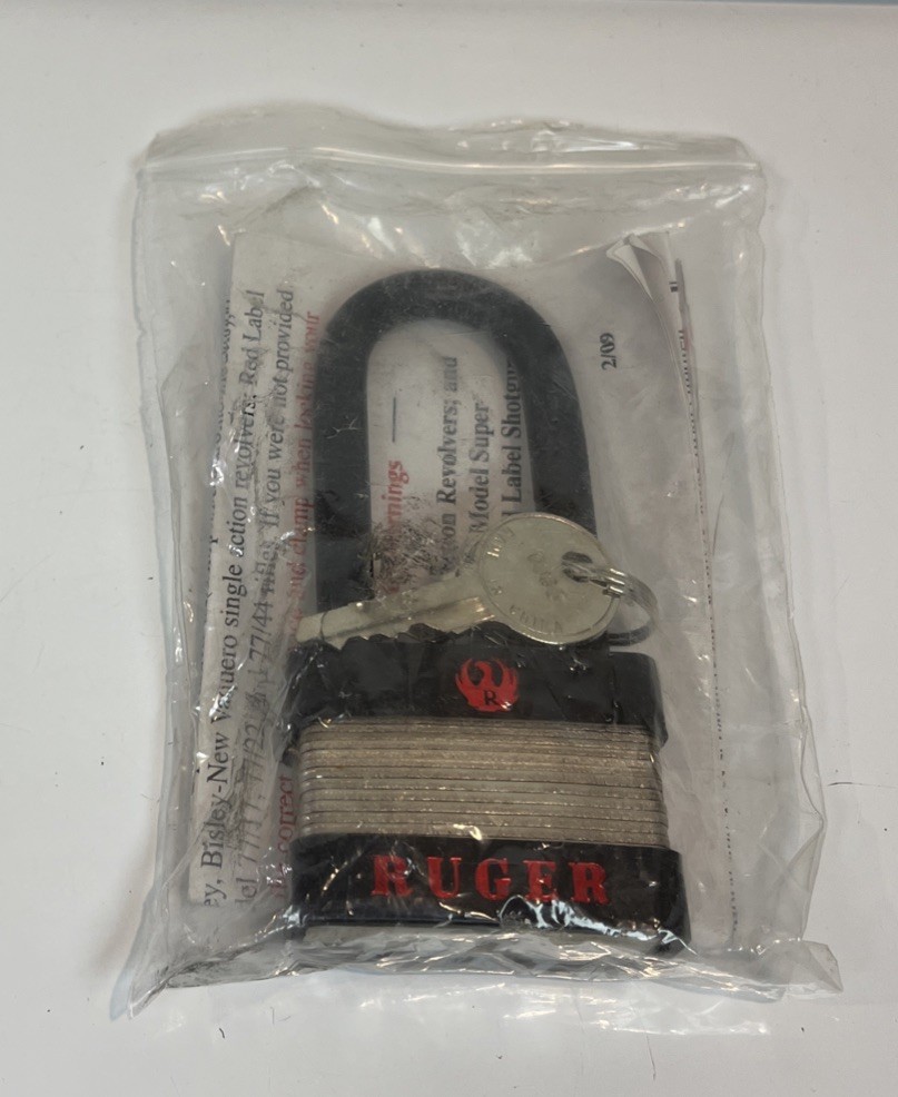 Ruger 5025 Safety Firearm Pistol Gun Lock With 2 Keys