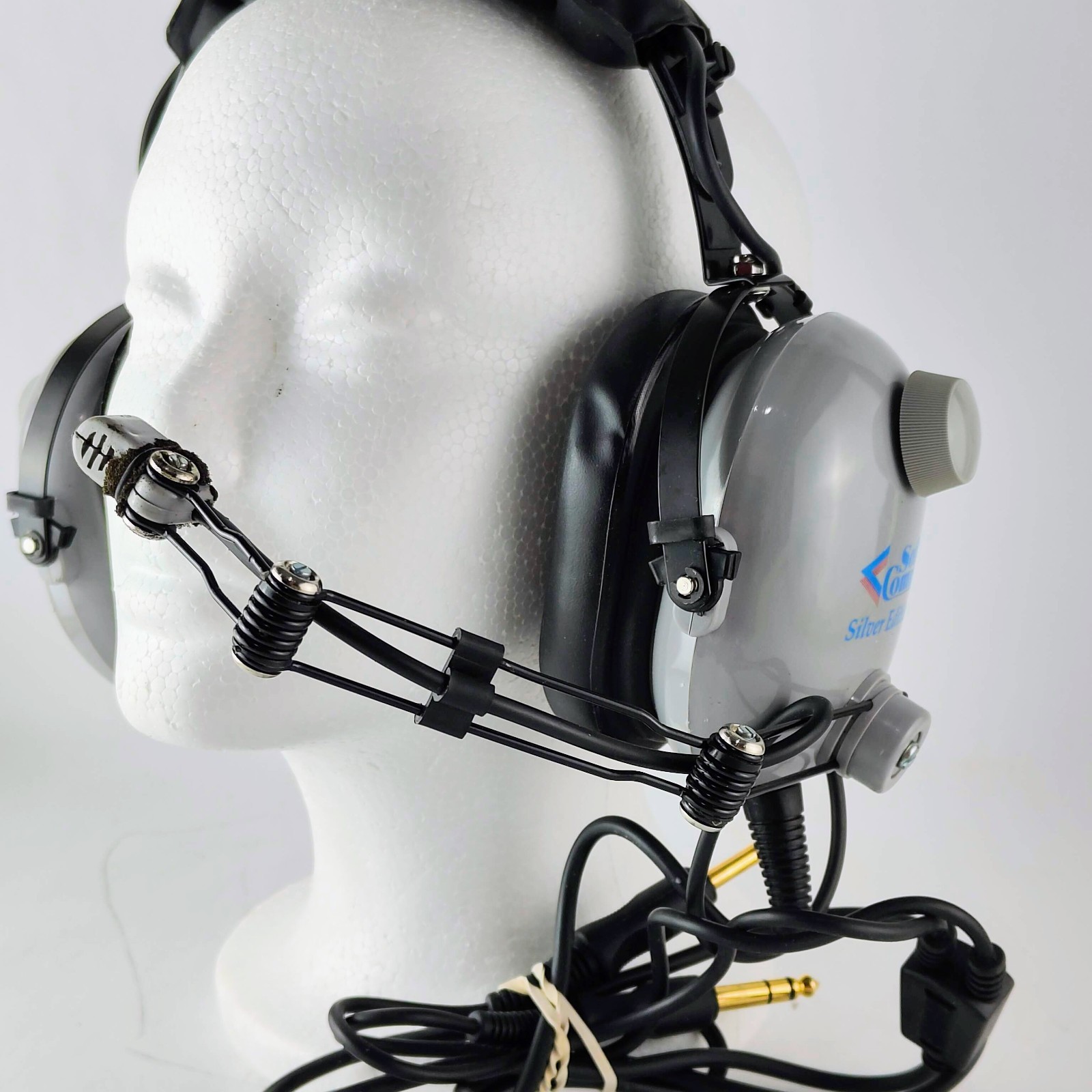 SoftComm C-60 Aviation Headset Silver Edition Pilot Headphones Tested Soft Comm