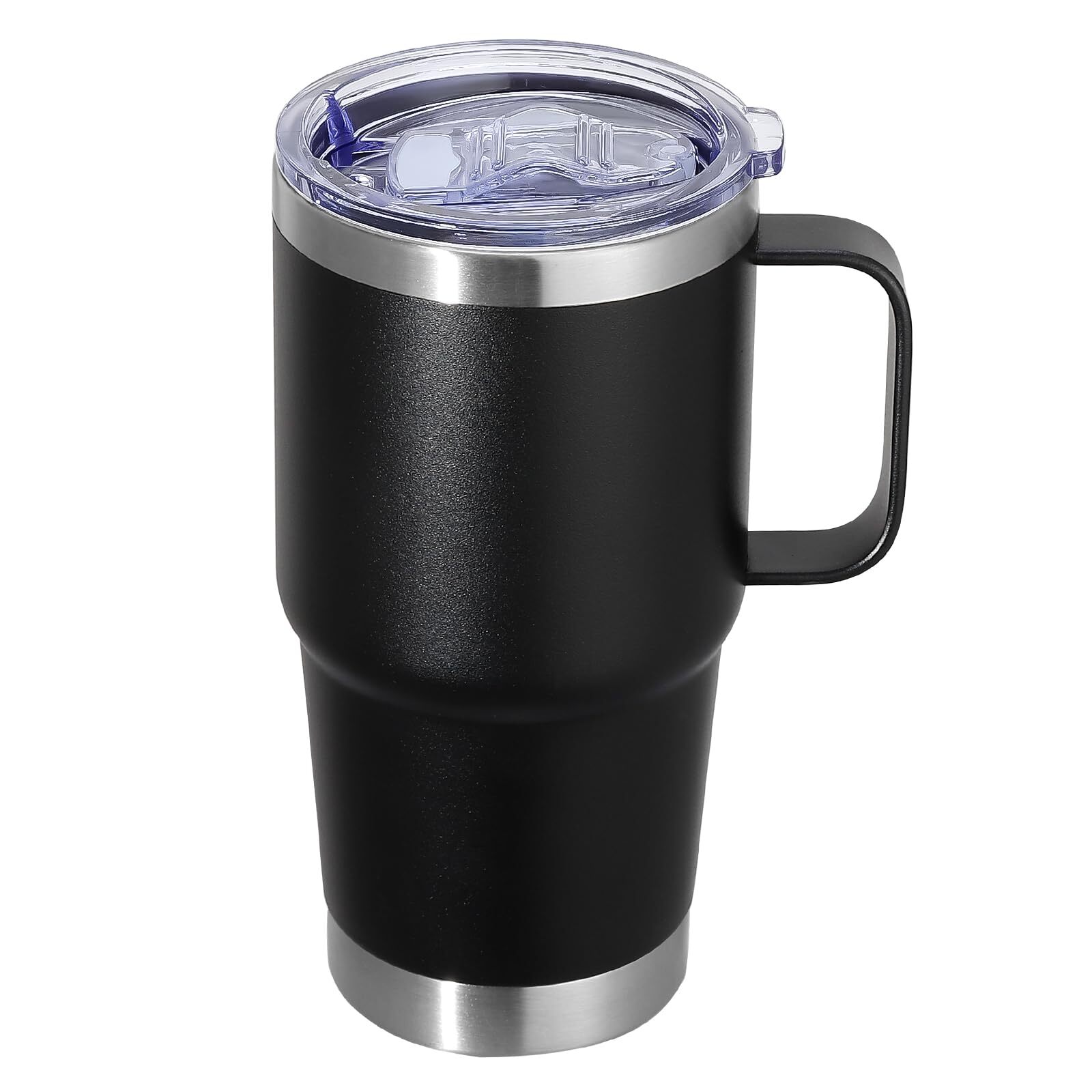 20 oz Stainless Steel Tumbler with Handle Metal Insulated Coffee Travel Mug