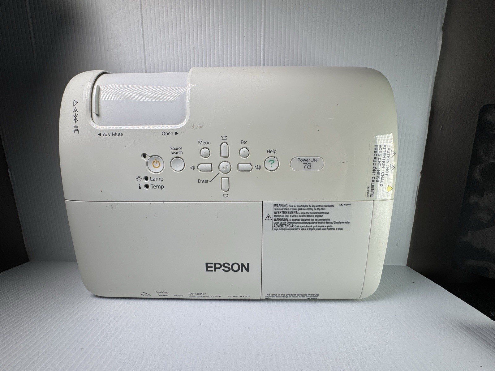Epson Conference Room Projector/ Power Supply Included