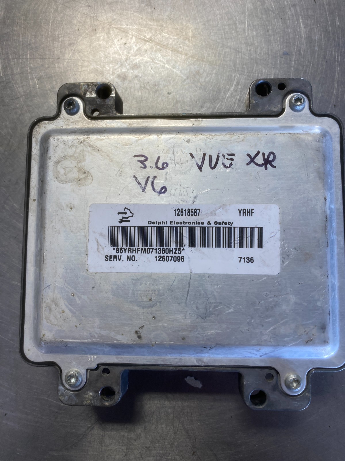 2008 09 2010 Saturn Vue 3.6 Engine Computer Control Module ECM ECU OEM 12618587