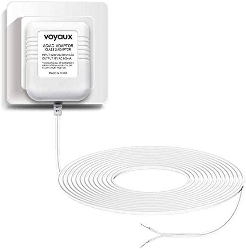 Doorbell Transformer, 18V Power Adapter for Ring Video Doorbell, Ring Video Pro