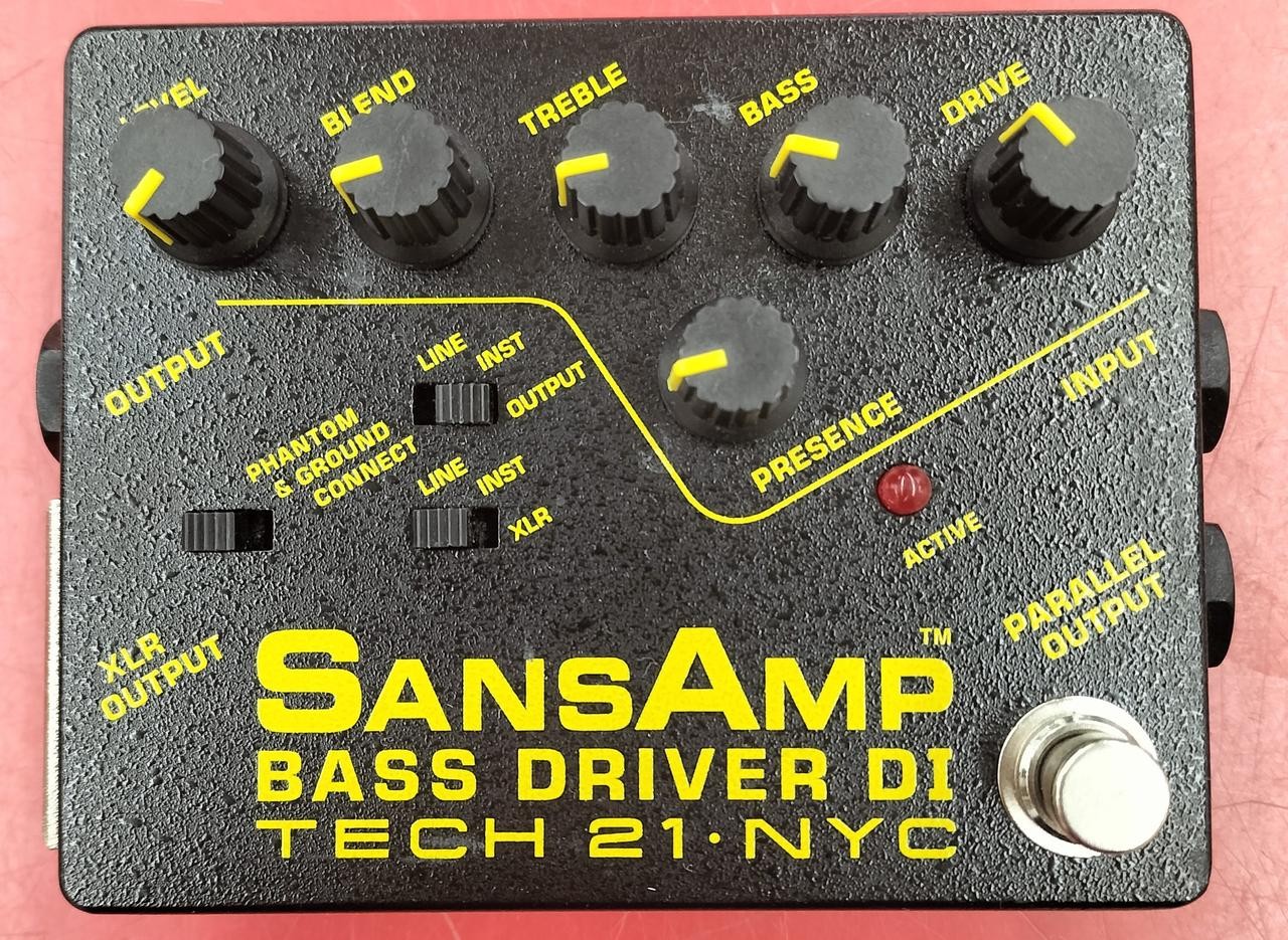TECH21 Sans Bass Driver DI Bass Preamp Active Used