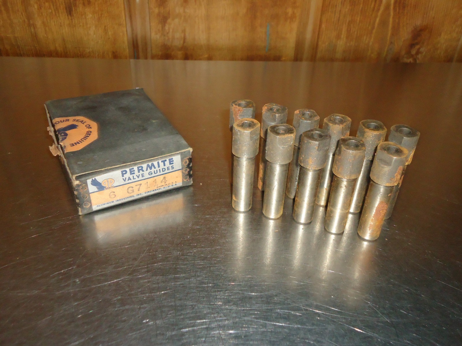 11) New NOS Permite Engine Valve Guide G7114 GM 1934 1935 1936