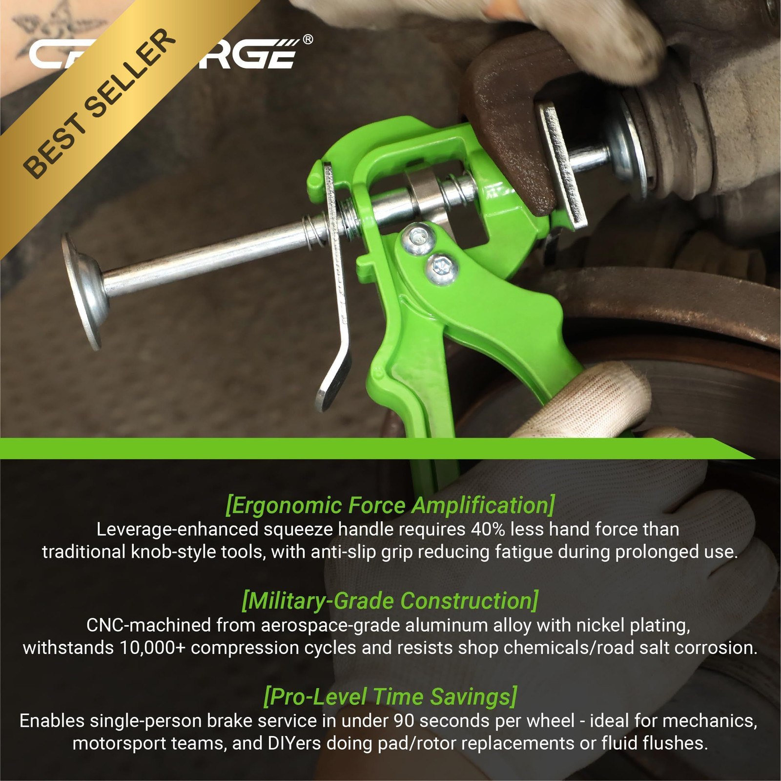 Speedy Heavy Duty Disc Brake Caliper Compressor Tool Quad Dual Piston Separator
