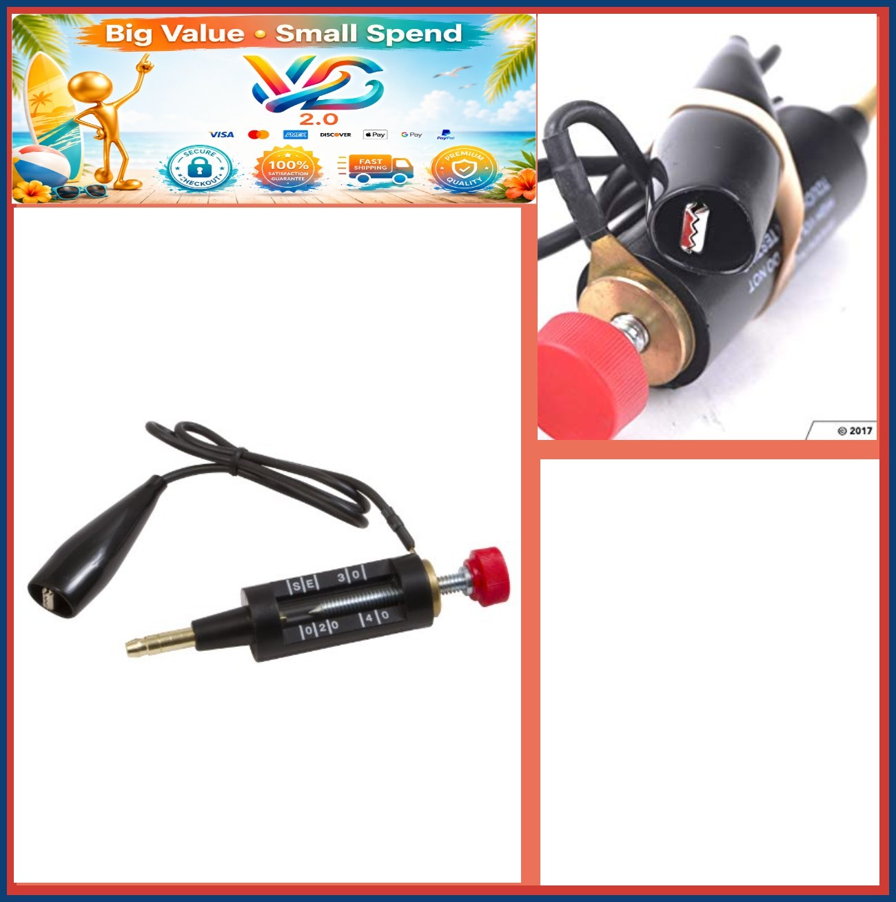 NEW 20700 Coil On Plug Spark Tester Hand Powered
