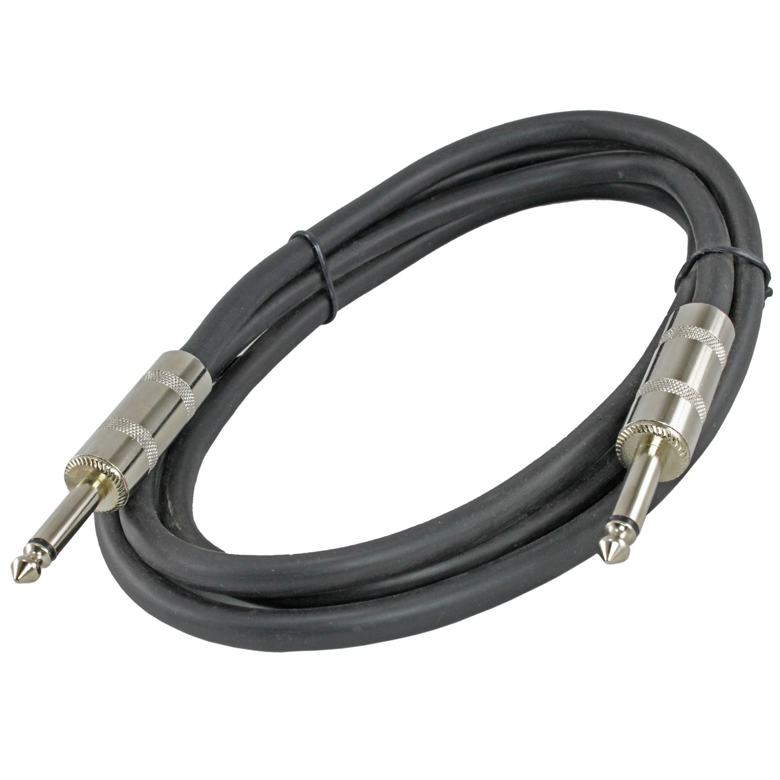 6 ft foot 12 ga gauge high power PA DJ pro audio 1/4 amplifier to speaker cable
