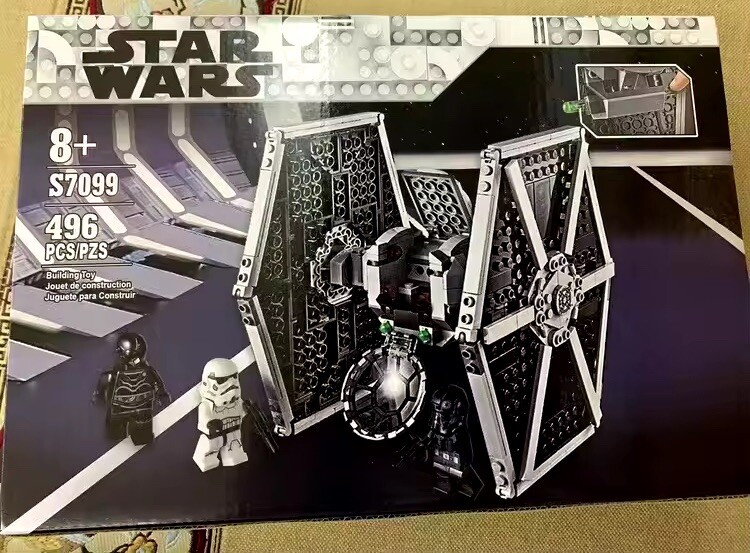 Star Wars 8087 Tie Fighter Block Construction 496PCS