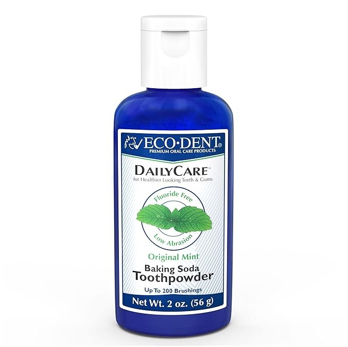Eco-Dent Daily Care Toothpowder-Original Mint 2 oz Powder