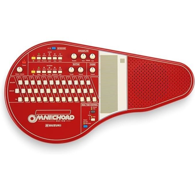 [NEW] SUZUKI Omnichord OM-108 OM108 Limited RED Auto Bass Chord Electronic JAPAN