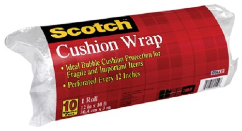 4 rolls 3M / Scotch 7920 12" x 10' Perforated Cushioned Wrap Packaging