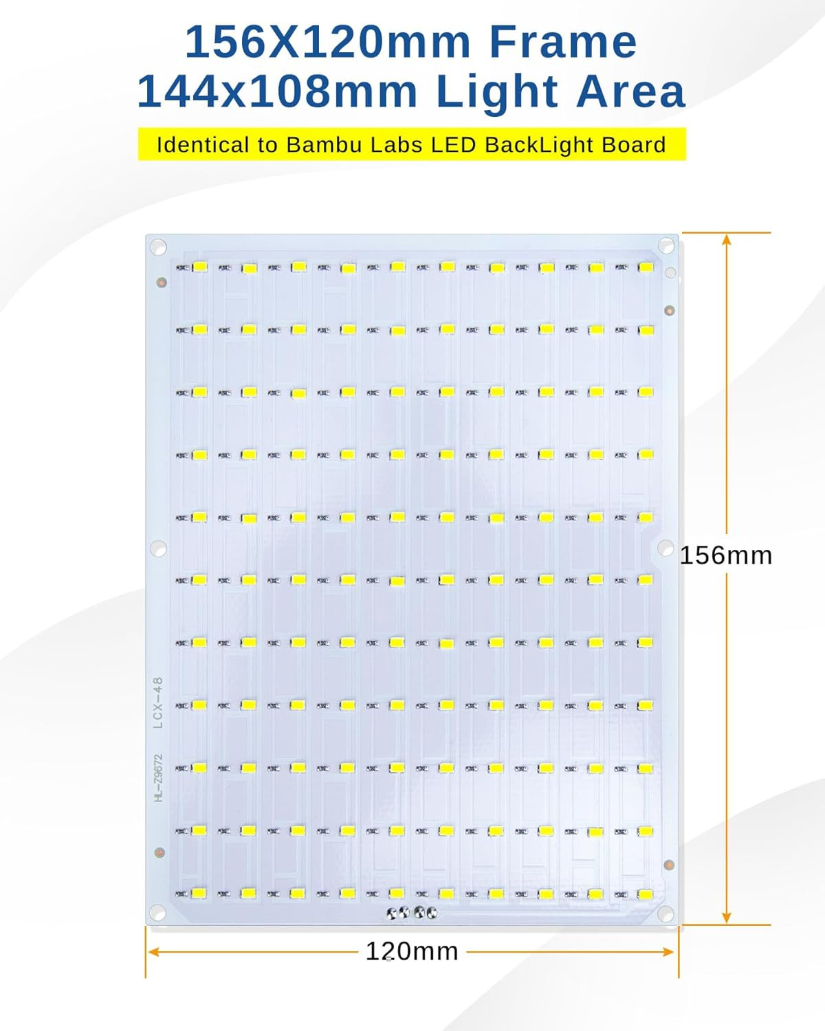 Lithophane LED Backlight Kit for 3D Printed Art, 2 Pack, USB-C Powered