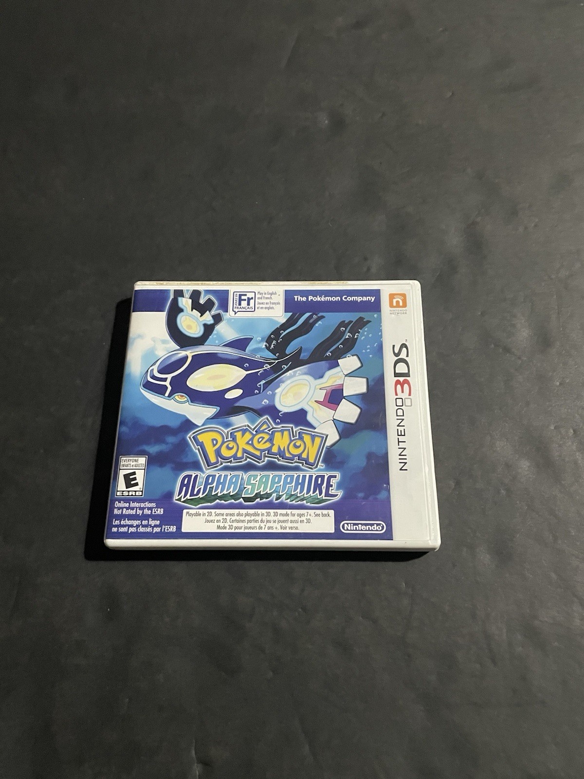 pokemon alpha sapphire 3ds Case only