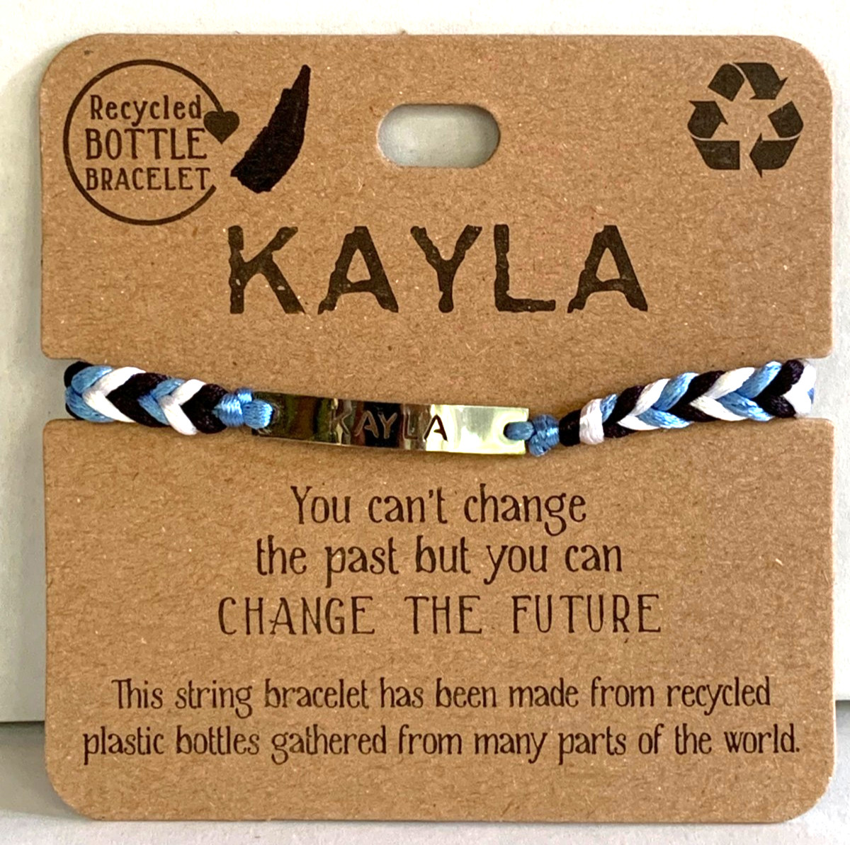 KAYLA ♻Recycled Bottle Bracelet ~Brand New ~ Great Gift 🎁