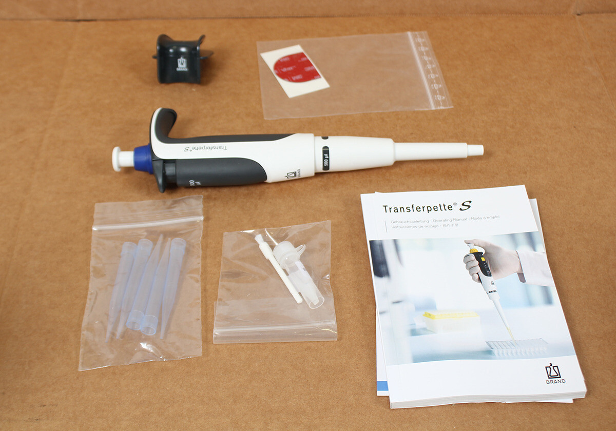 Brandtech Brand 705854 Transferpette S Pipette Single Channel Fixed Volume 500µ