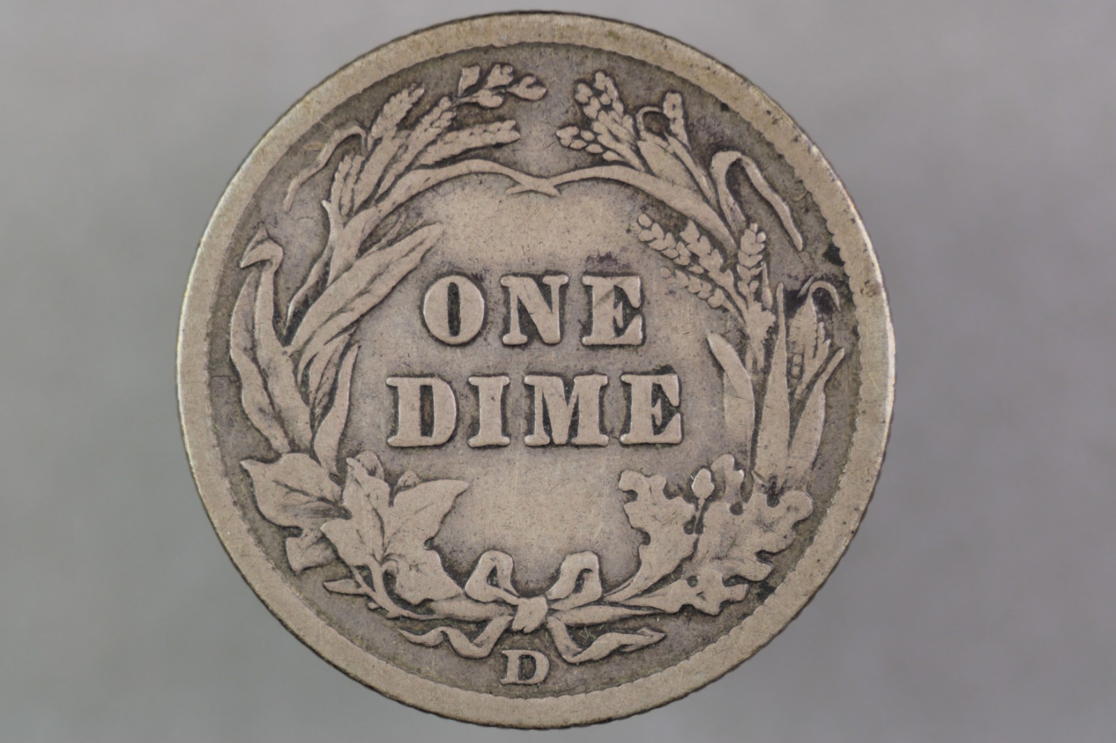 1909-D Barber Dime Fine. Offering combined shipping.