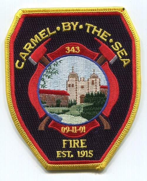 CALIFORNIA - Carmel by the Sea Fire Dept - [ Shoulder Patch ]