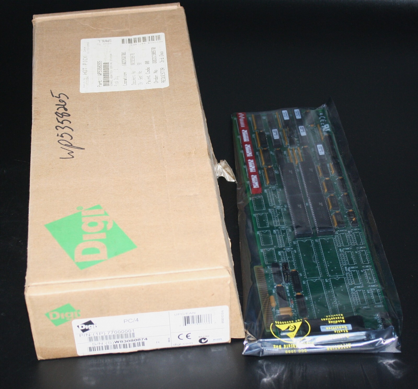 Digi PC/4 50000175 Serial Communication Board ISA Adapter 16C450 GOSS WP.5358265