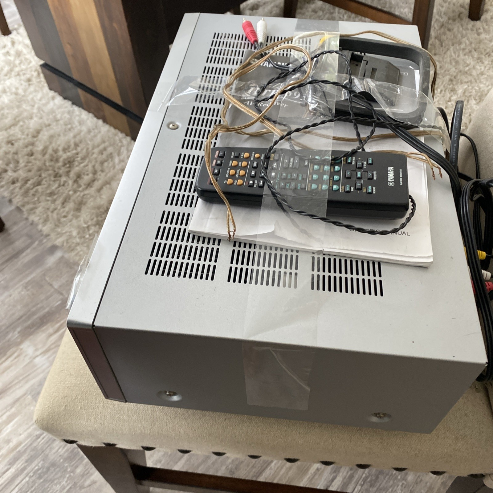 YAMAHA AV Receiver Amplifier HTR-5930 Cinema DSP/Remote/BUNDLE- WORKING