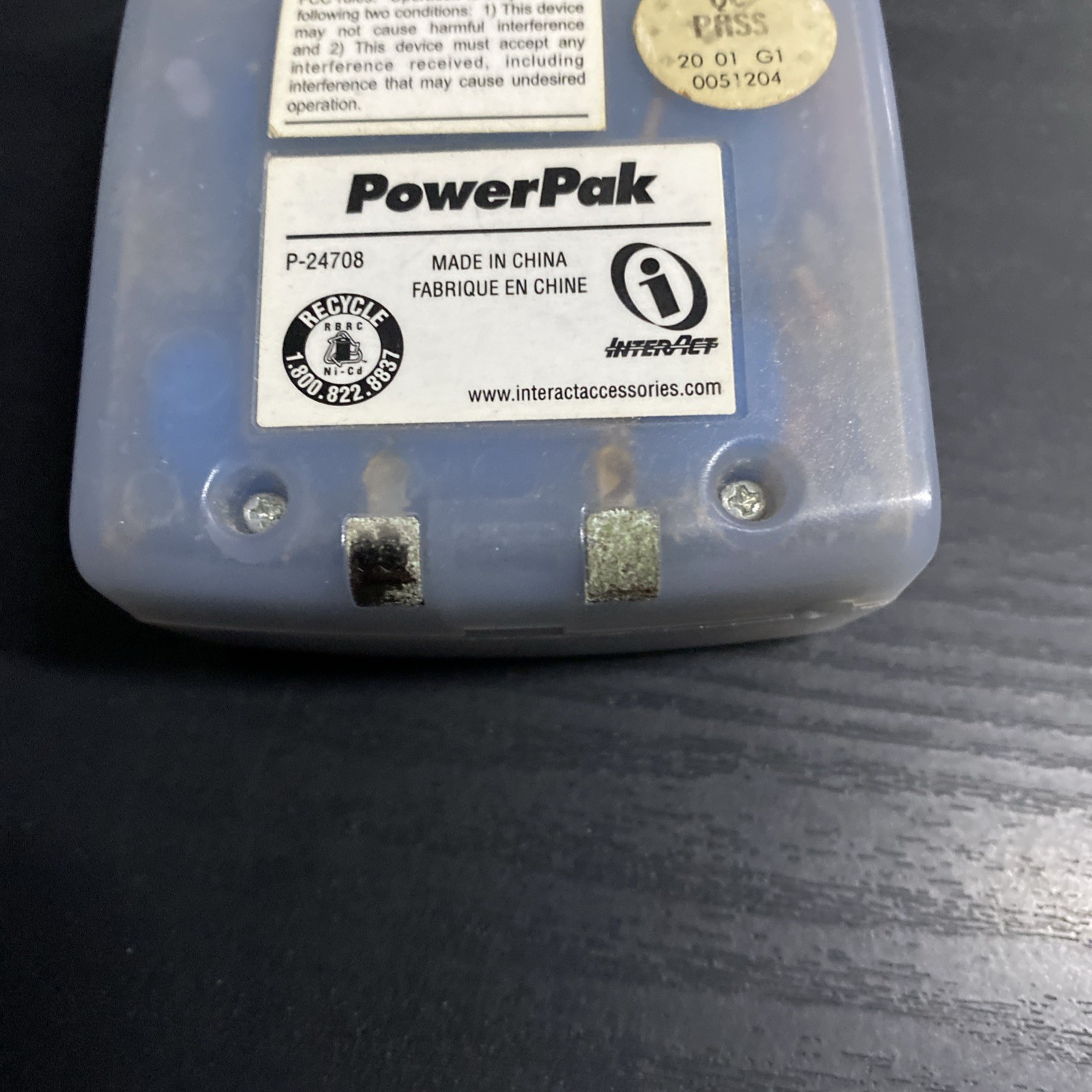 Performance PowerPak Color - Nintendo Game Boy Color Power Pack - Untested