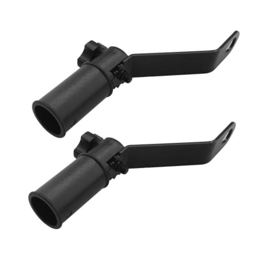 ECSiNG 2 Pcs Motorcycle Rearview Mirror Extension 10MM Rearview Mirror Clamp