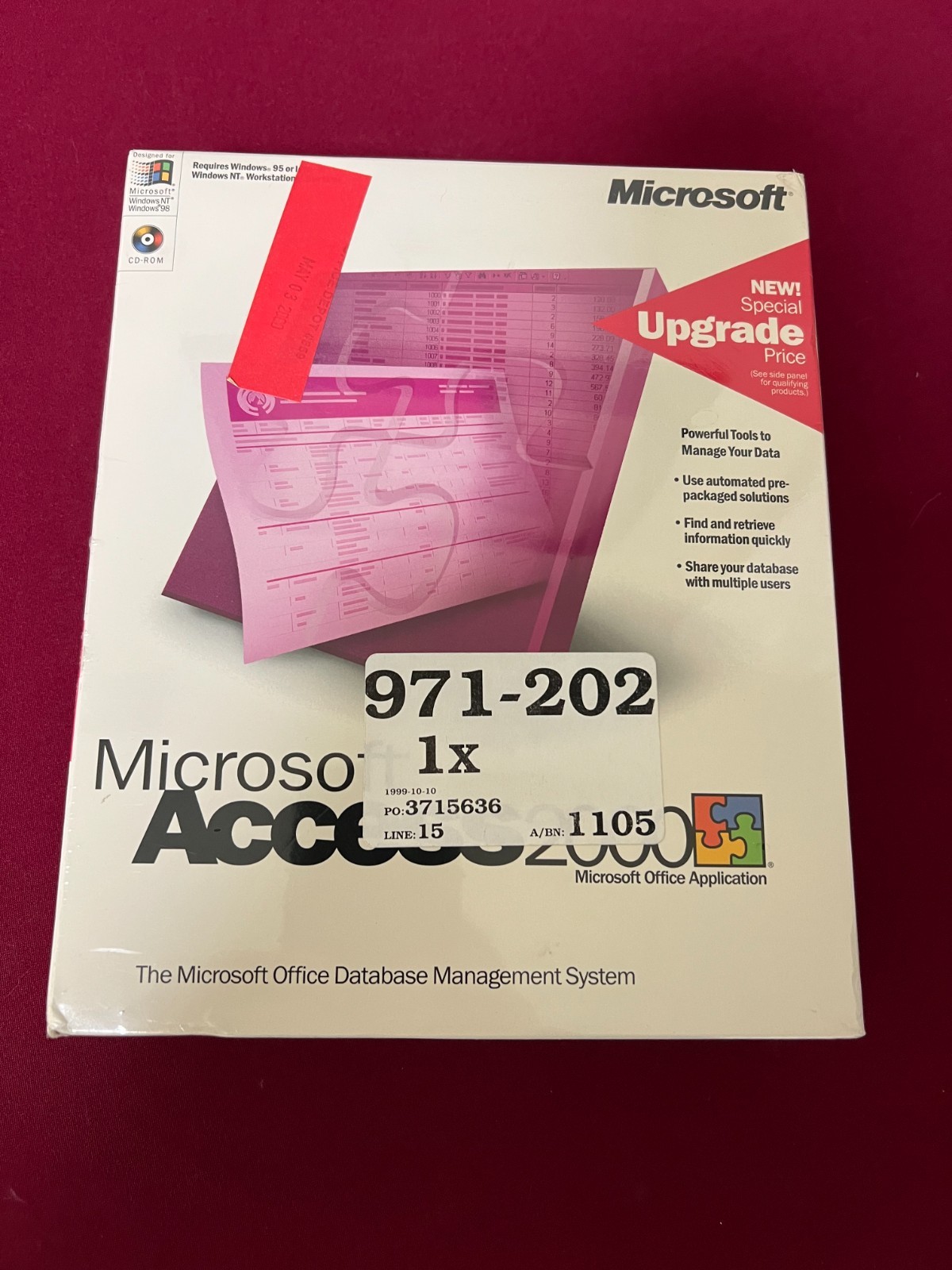Microsoft Access 2000 (Unopened Factory Sealed)