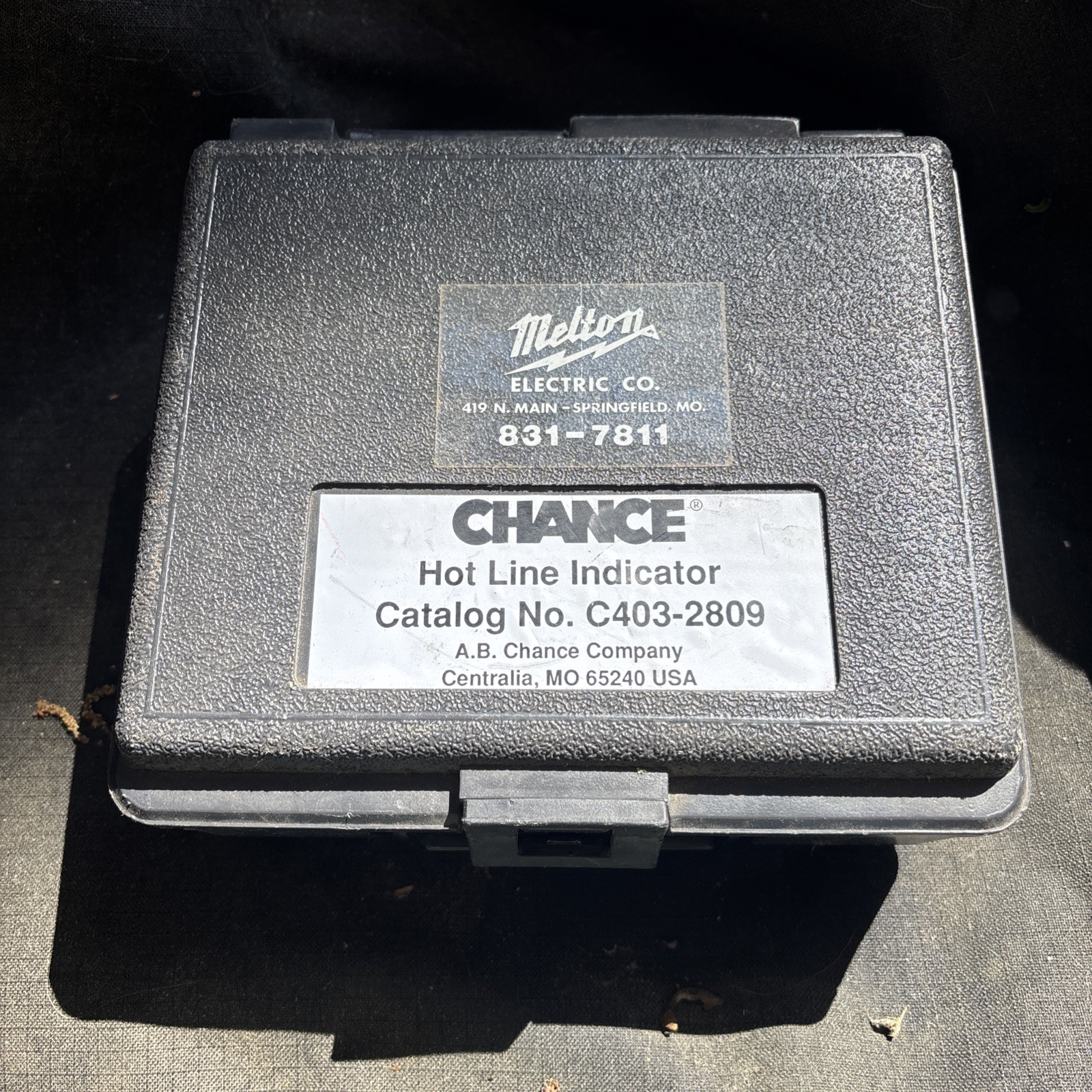 A B AB CHANCE HOT LINE INDICATOR C403 2809