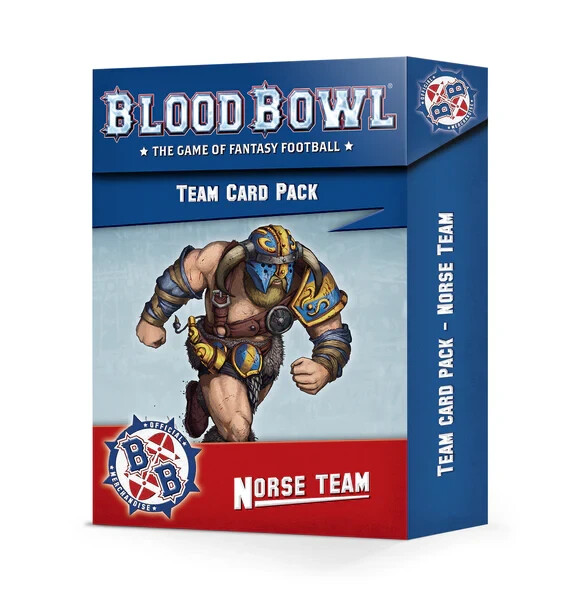 Blood Bowl : NORSE TEAM CARD PACK GW Warhammer New  Sealed