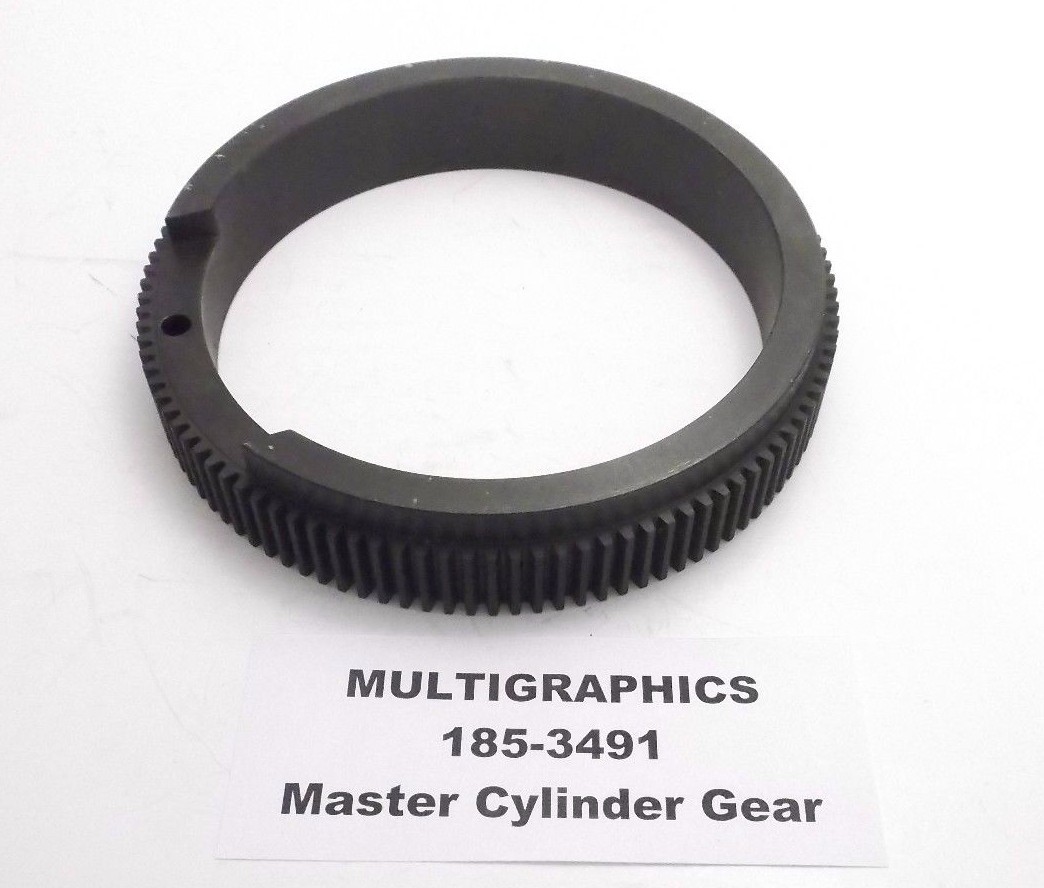 MULTIGRAPHICS 185-3491 Master Cylinder Gear - Prepaid Shipping (M-185-3491)