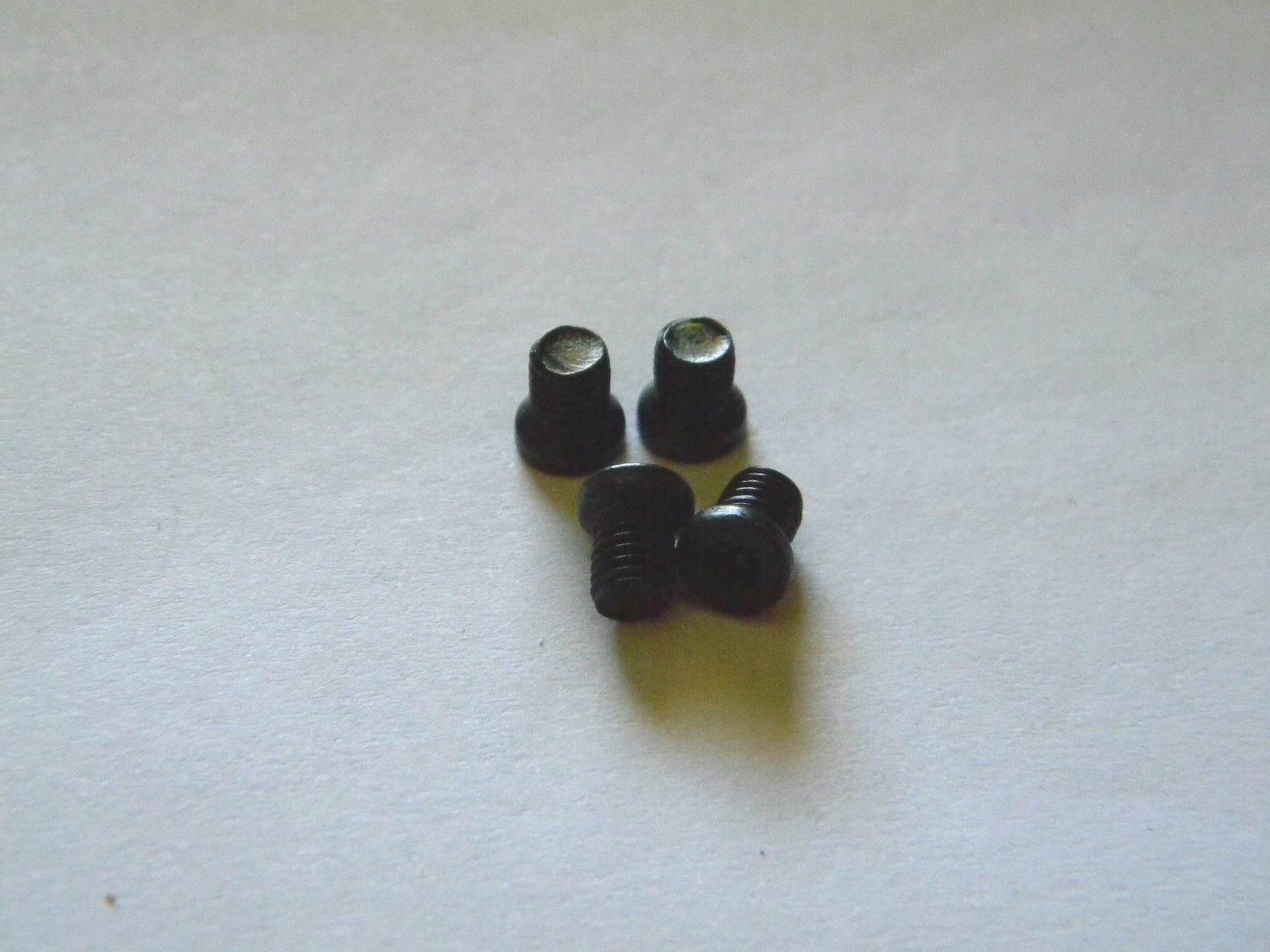 Gun Screws- Blued Hex Wrench Weaver Style Oval Head 8-40 X 1/4" (4)