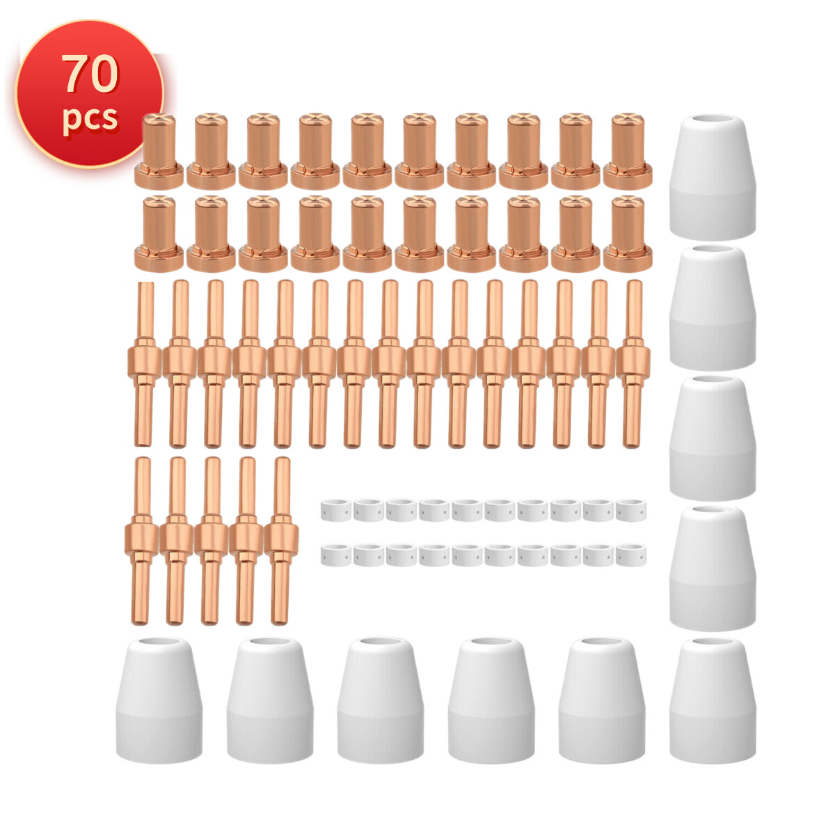 70 pcs Consumables Kit fit WARFOX CUT500 Plasma Cutter