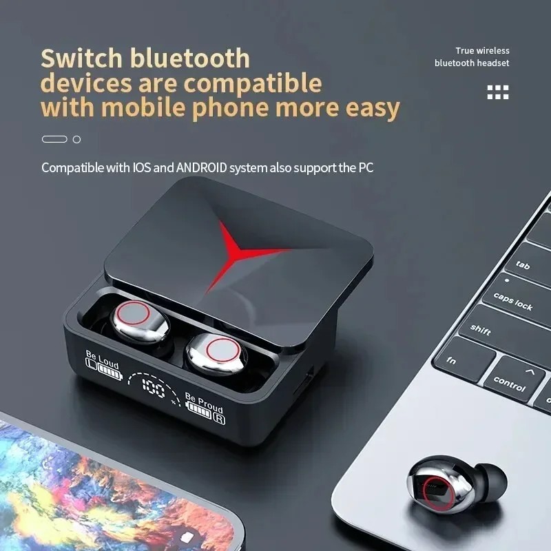 Bluetooth 5.3 TWS Wireless Earbuds Waterproof Headset Headphones Earphone Stereo