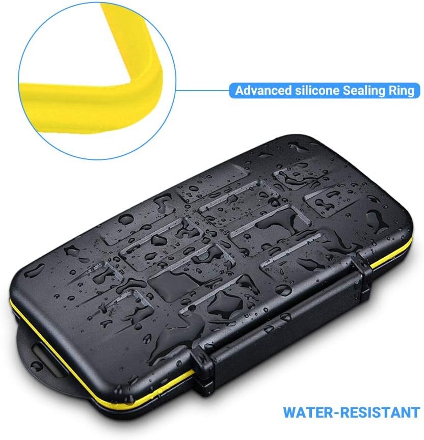 16 Slots Micro SD Card Holder, Micro SD Card Case Micro SD Micro SDHC Micro SDXC