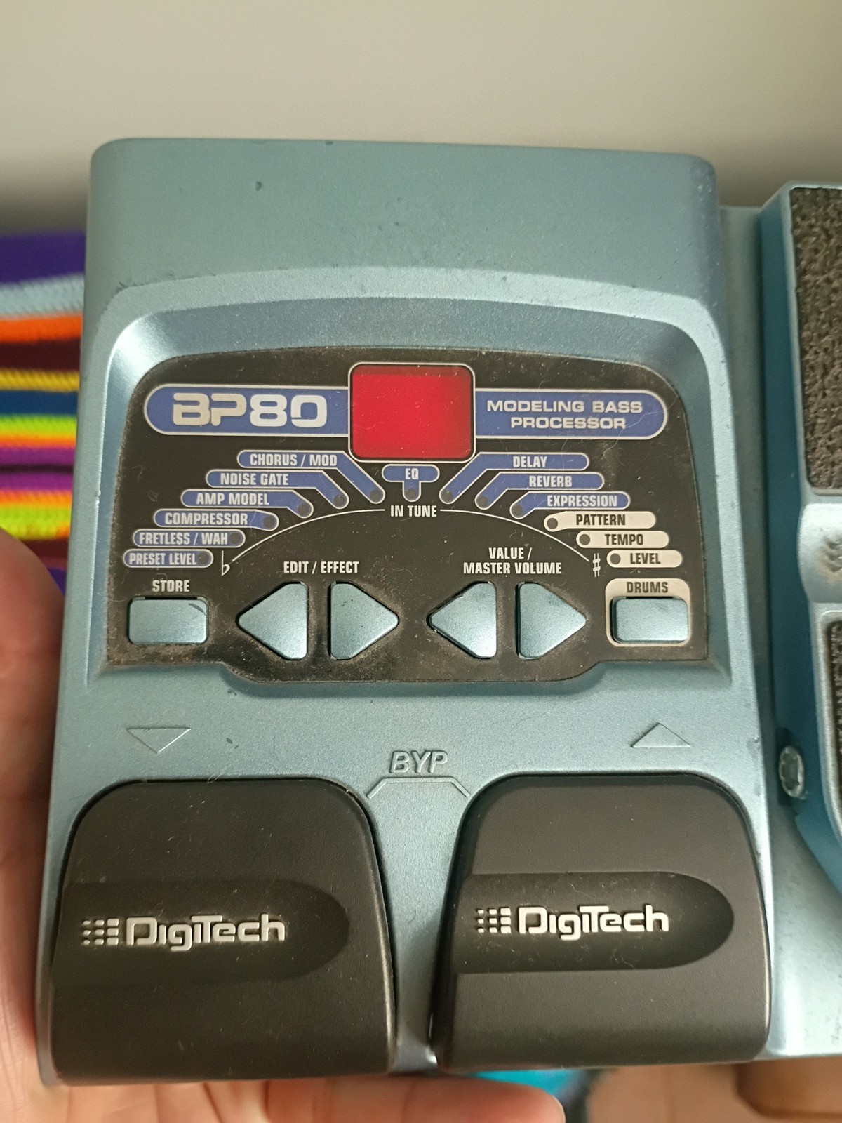 DigiTech RP80 Multi Effects Pedal Modeling Bass Guitar Processor Dusty Dirty Old